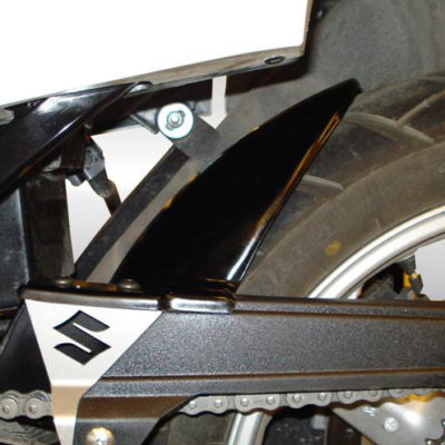 Garde-boue / lèche-roue arrière pour Suzuki DL650 V-Strom (2005 - 2011) (Noir brillant, prêt à poser) de qualité et au meilleur prix