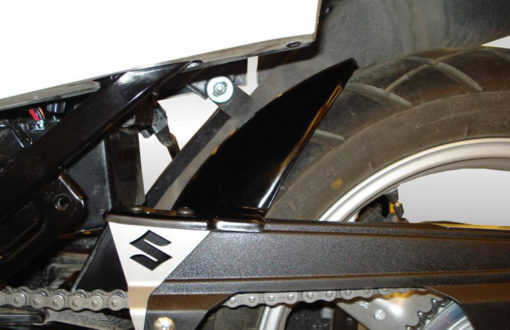 Garde-boue / lèche-roue arrière pour Suzuki DL650 V-Strom (2005 - 2011) (Noir brillant, prêt à poser) de qualité et au meilleur prix