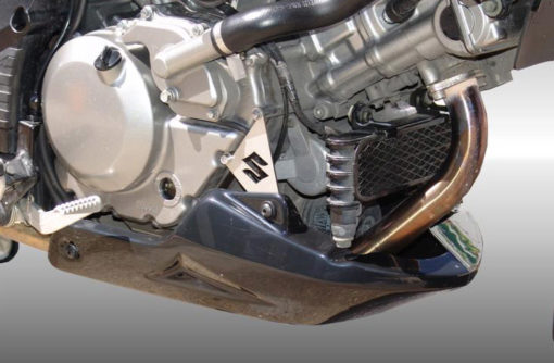 Sabot moteur pour Suzuki DL650 V-Strom (2005 - 2011) (Noir brillant, prêt à poser) de qualité et au meilleur prix