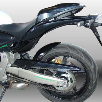 Garde-boue / lèche-roue arrière pour Honda CB 600 F Hornet (2007 - 2011) (Gloss Black, prêt à poser) de qualité et au meilleur prix