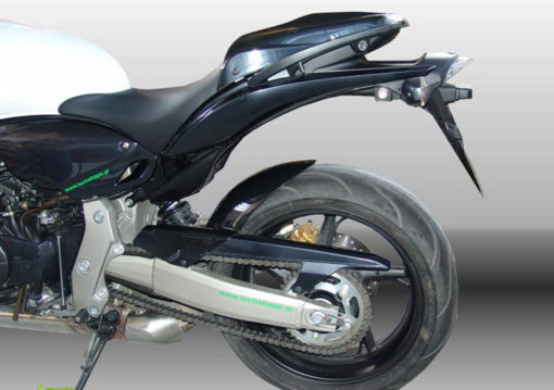 Garde-boue / lèche-roue arrière pour Honda CB 600 F Hornet (2007 - 2011) (Gloss Black, prêt à poser) de qualité et au meilleur prix