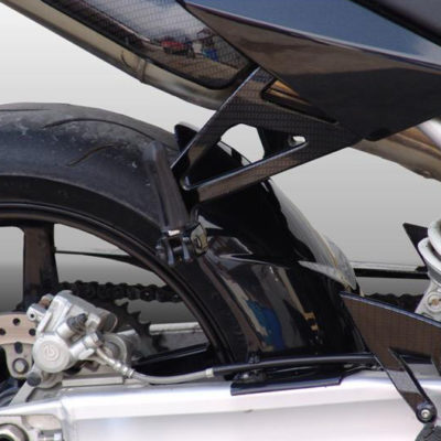 Garde-boue / lèche-roue arrière pour KTM Super Duke (2005 - 2011) (Noir brillant, prêt à poser) de qualité et au meilleur prix
