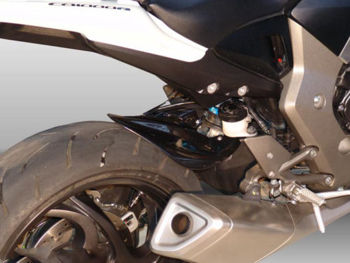 Garde-boue / lèche-roue arrière (No2) pour Honda CB 1000 R (2008 - 2012) (Gloss Black, prêt à poser) de qualité et au meilleur prix