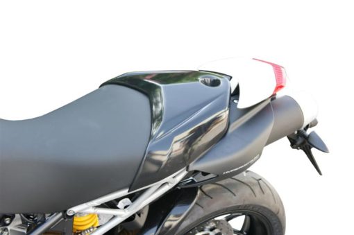 Capot de selle passager pour Ducati Hyper Motard 600 - 1100  (2008 - 2012) (Noir brillant, prêt à poser) de qualité et au meilleur prix