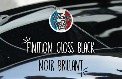La finition exclusive Gloss Black (noir brillant type laqué), anti-UV, permet une pose immédiate sans finition supplémentaire